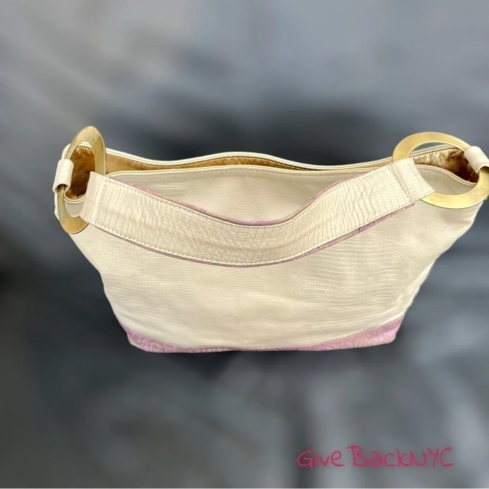 Roberto Vascon Vintage Leather Hobo Bag